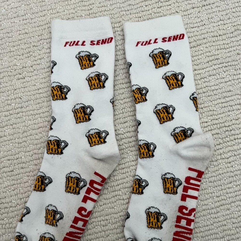 Full Send Beer Mug Socks